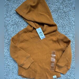 GAP waffle hooded shirt
